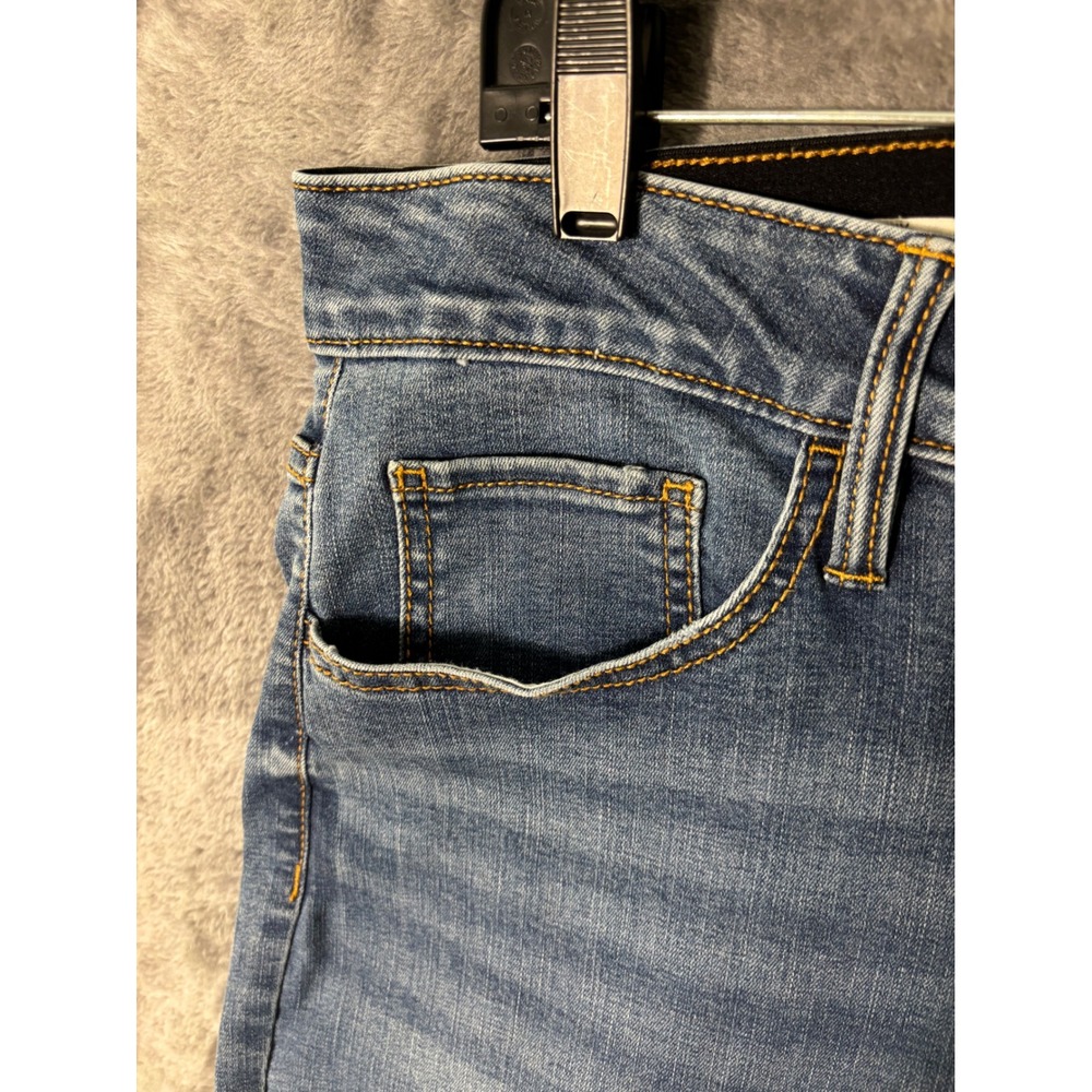 Ava & Viv Womens Skinny Jeans Medium Wash High Rise Denim Blue Plus Size 16W